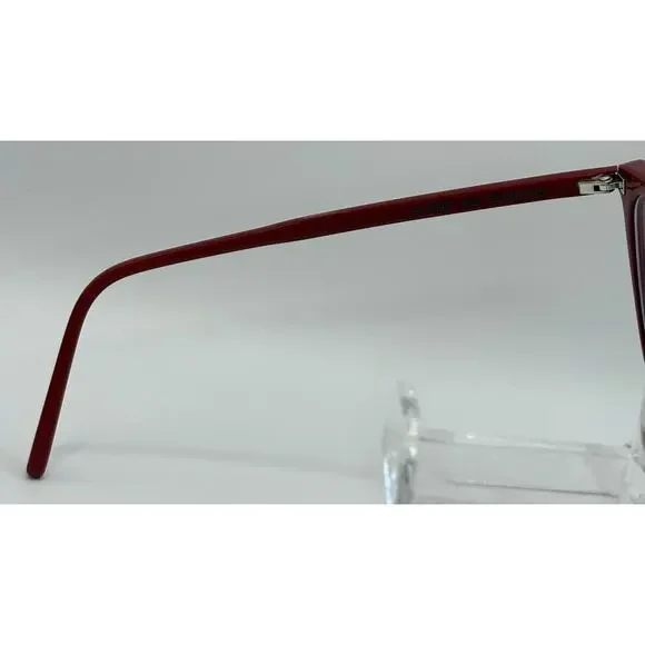 Saint Laurent SL 250/F Eyeglasses Red Cat Eye 52mm Women’s Made in Italy - Picture 6 of 12